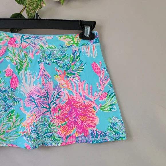 Lilly Pulitzer Luxletic UPF 50+‎ Aila Mini Skort L 8-10 - Picture 8 of 11